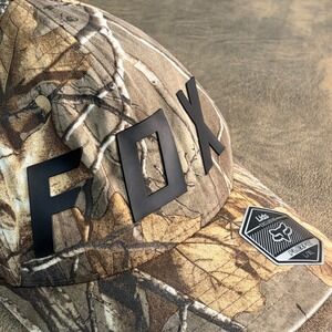 Fox Racing Hat Men L/XL Camo Flexfit Lids Exclusive Ricardo Embroidery Cap